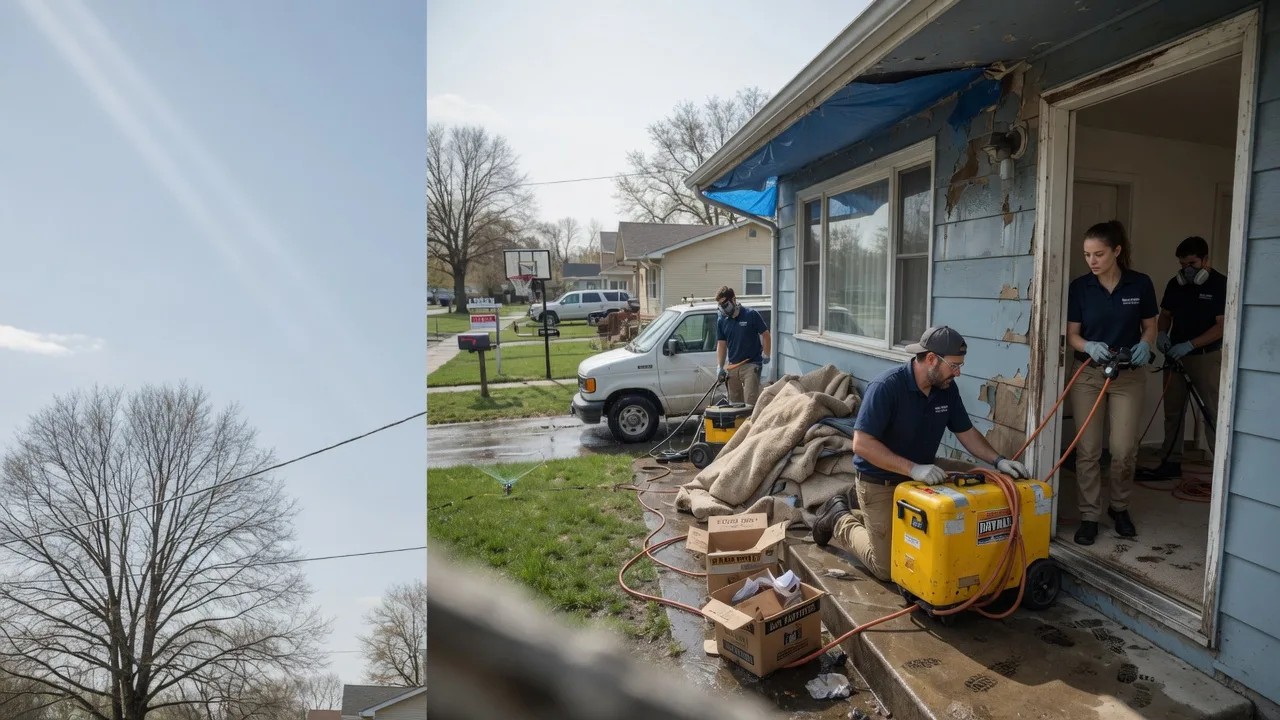 Basement Flood Cleanup in Worthington, OH near me